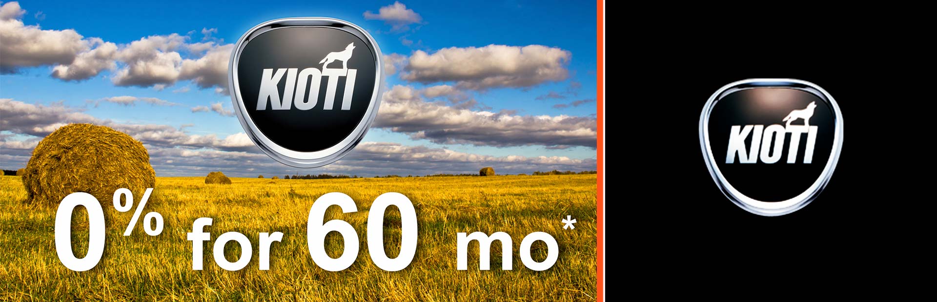 KIOTI: 0% for 60 Months